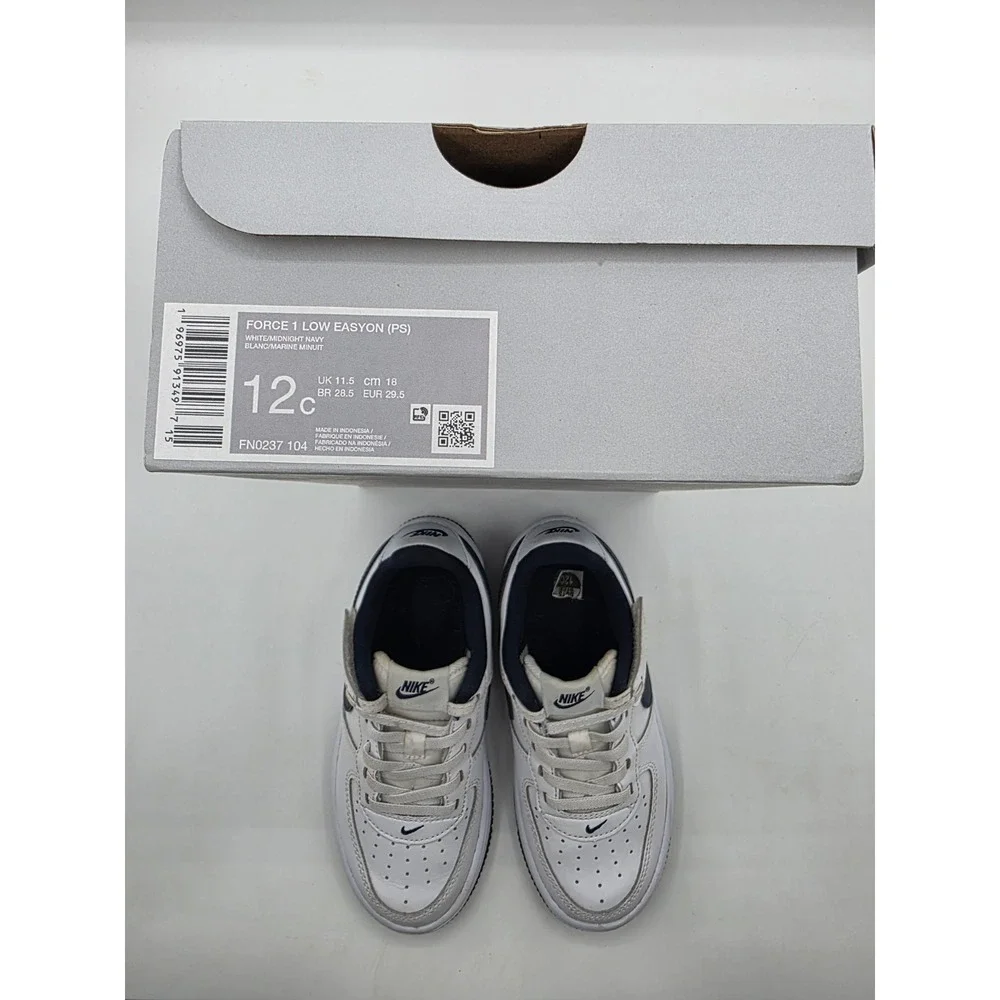 Child's 12 C - FORCE 1 Low Easyon (PS) With Box - Worn Once